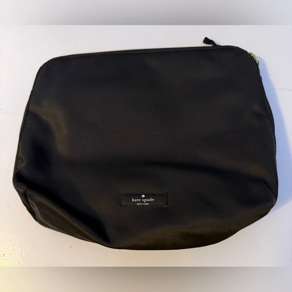 Kate Spade Pouch Black Travel Bag‎ Clutch Nylon Lot of 2 NWOT